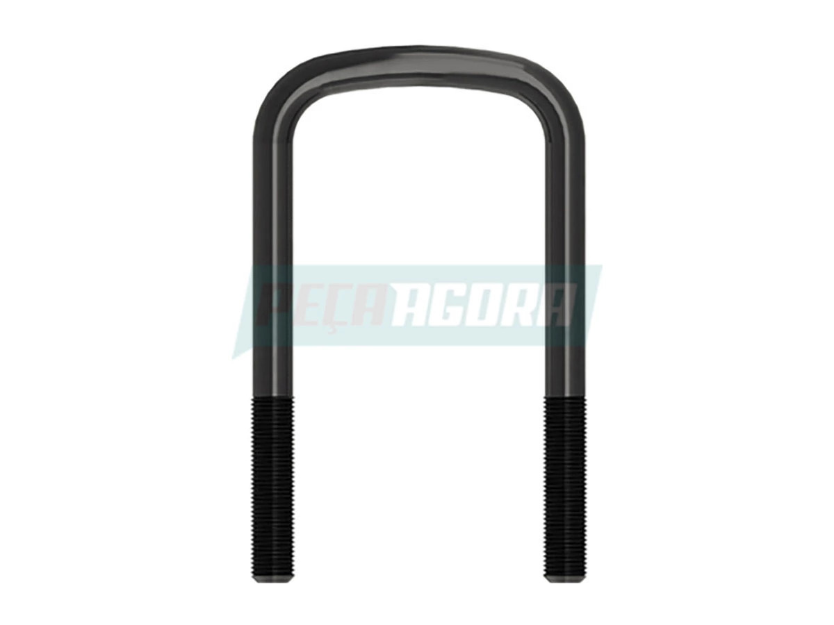 GRAMPO MOLA TRASEIRO COM PORCA 5/8X82X320D MICRO ONIBUS ACO 10.9 (2RE599173)