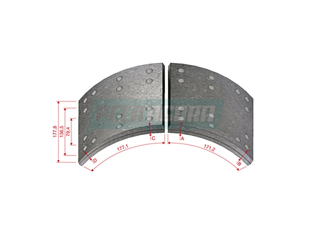 LONA FREIO DIANTEIRO TRASEIRO STD AGRALE ONIBUS MA12.0 MT12.0 2001 DIANTE DIANTE