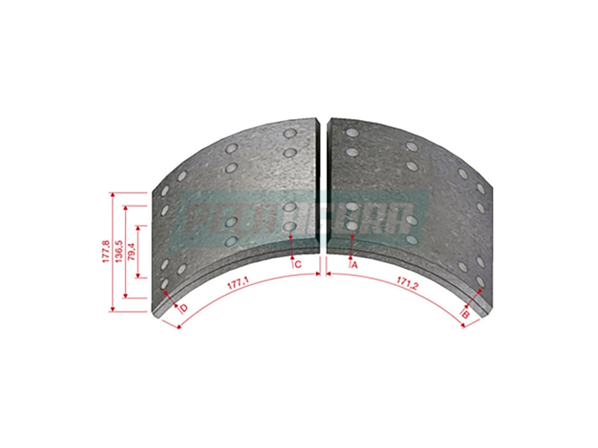 LONA FREIO DIANTEIRO TRASEIRO AGRALE ONIBUS MA12.0 MT12.0 2001 DIANTE DIANTEIRA 