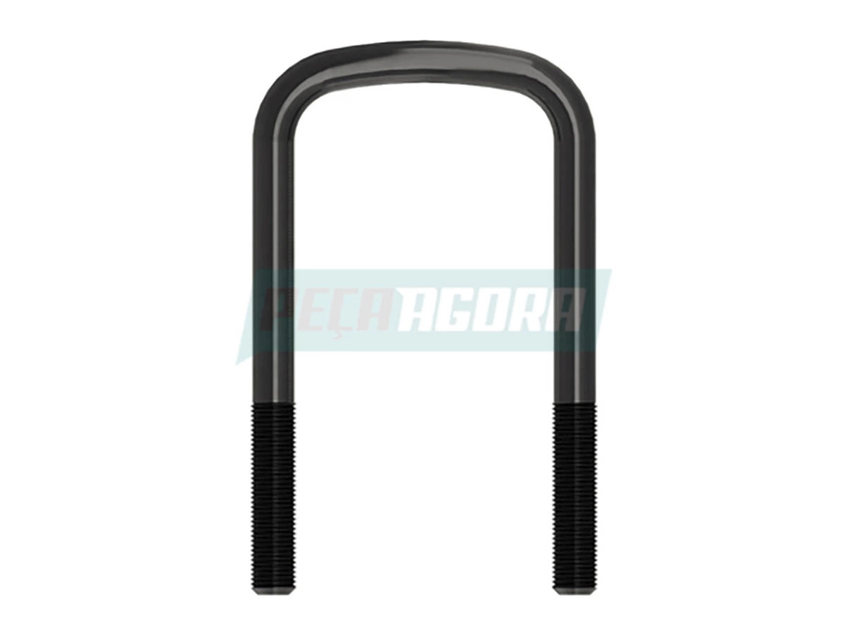 GRAMPO MOLA TRASEIRO COM PORCA 5/8X82X280D MICRO ONIBUS ACO 10.9 (2RE599173-280D