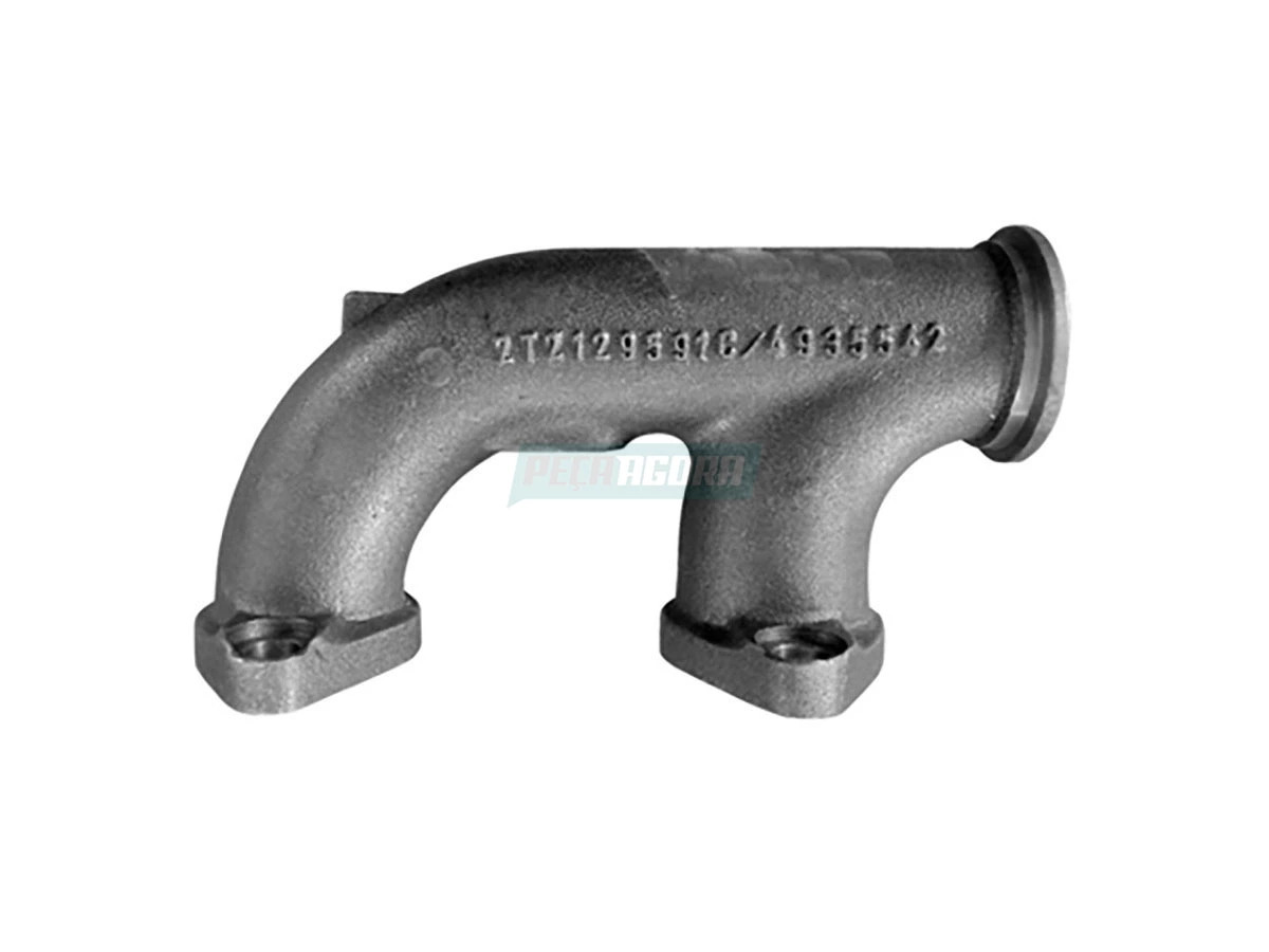 COLETOR ESCAPE MOTOR CUMMINS ISL ISC PARTE MENOR FORD CARGO 4432E 2632E 2932E 50