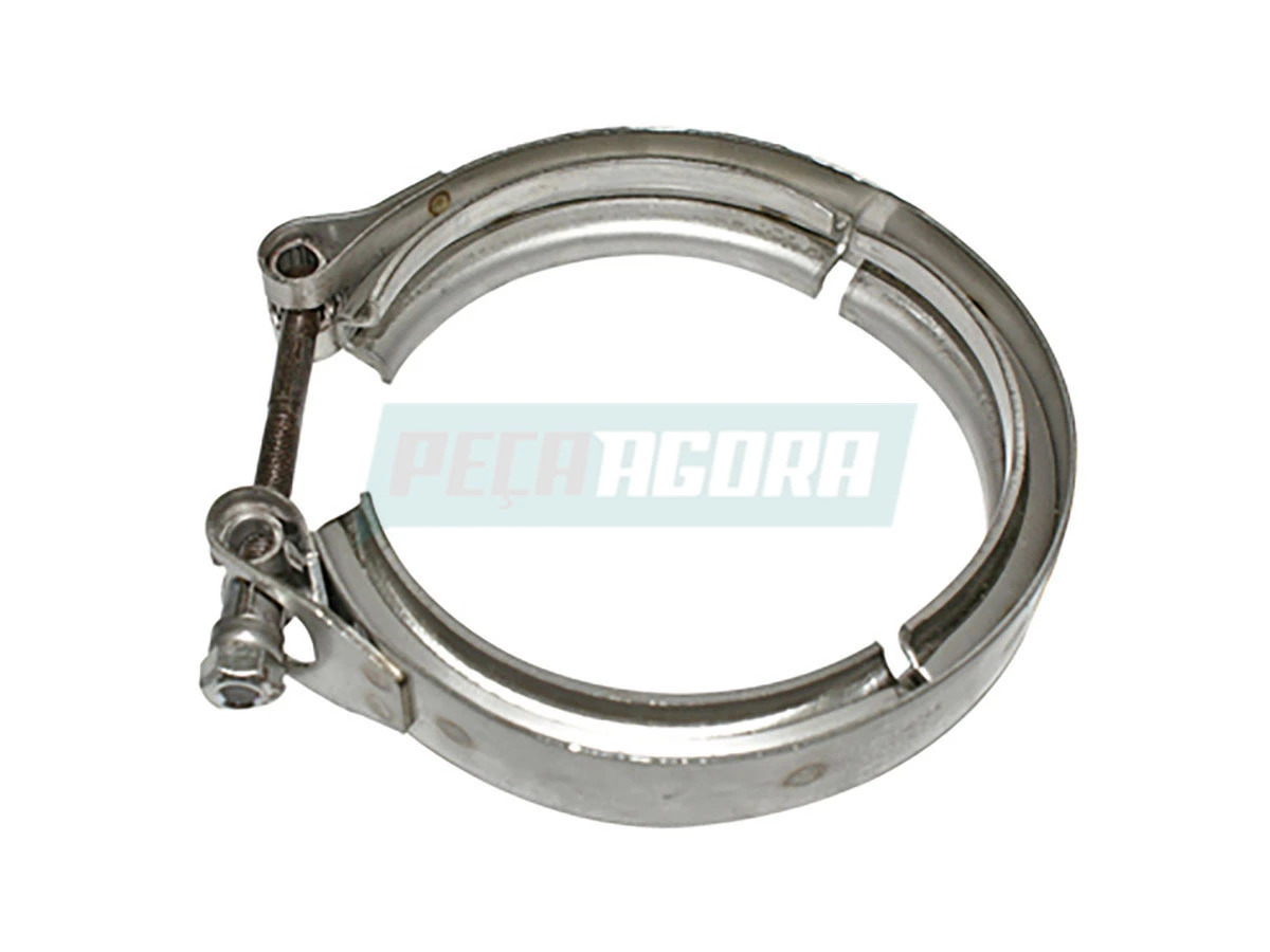 ABRACADEIRA TUBO INTERMEDIARIO INOX ESCAPE VW 17250E 2005 DIANTE CONSTELLATION 2