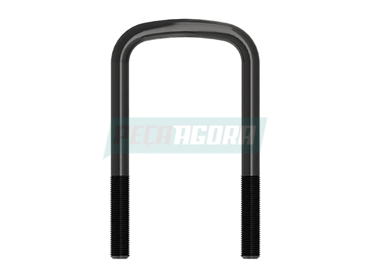 GRAMPO MOLA TRASEIRO COM PORCA 5/8X82X380D MICRO ONIBUS ACO 10.9 (2RE599173|)