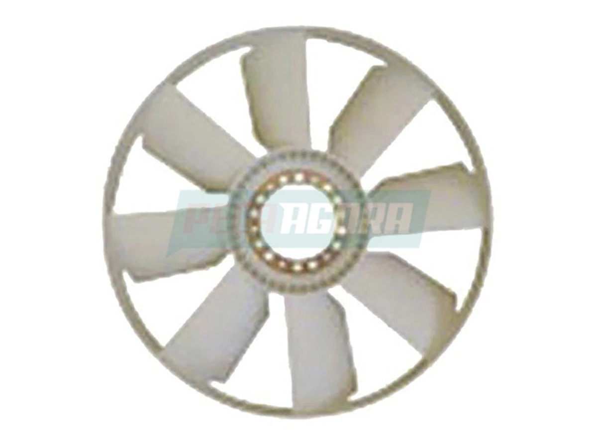HELICE RADIADOR 9 PAS 654MM DIAMETRO COM ARCO VW 31320  (2TB121303_)