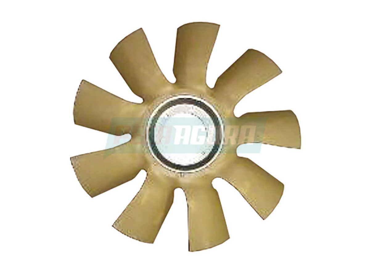 HELICE RADIADOR MOTOR 9 PAS 670MM SEM ARCO VW 26260 MOTOR MWM 6.12 TCE VW VOLKSW