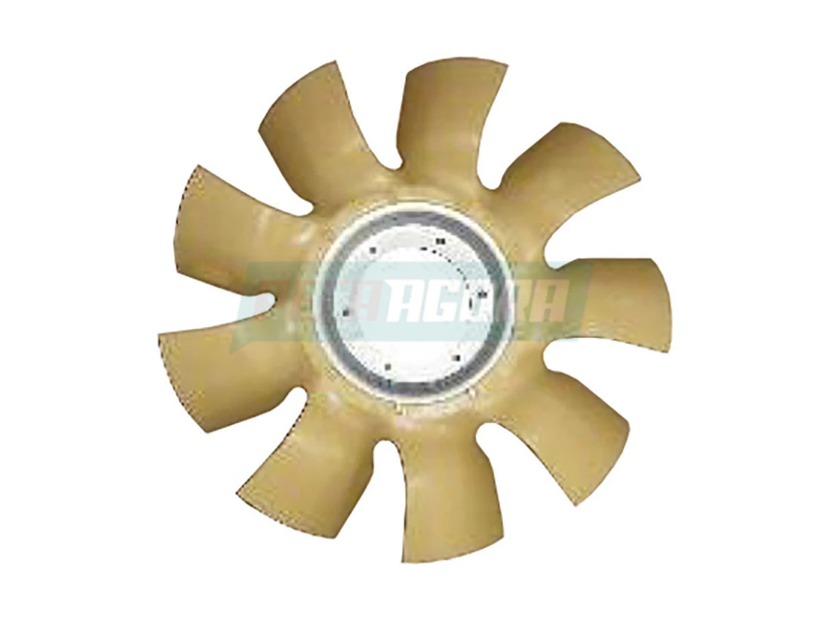 HELICE RADIADOR MOTOR 9 PAS 588MM SEM ARCO VW ONIBUS MOTOR DIANTEIRO ELETRONICO 