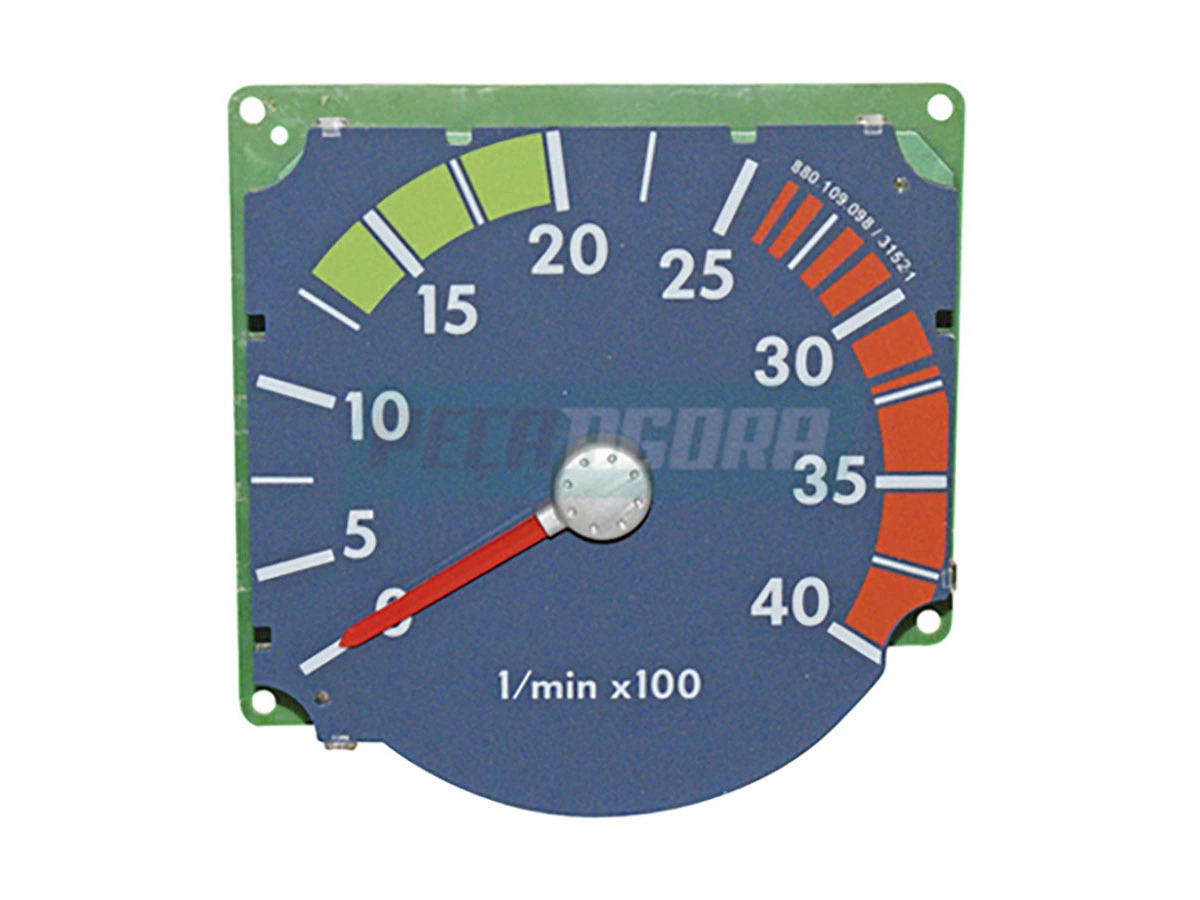 TACOMETRO AZUL 24V VW CAMINHoES F13180 / 15180 ANO 2000 A 2006 MOLDURA AZUL CARC