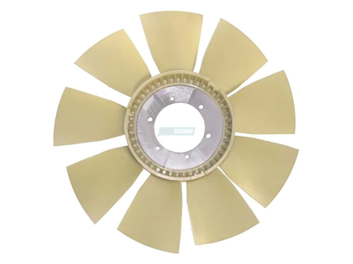 HELICE RADIADOR 9PAS 600MM DIAMETRO SEM ARCO VW 17240OT MOTOR MWM 610TCA ANO 200