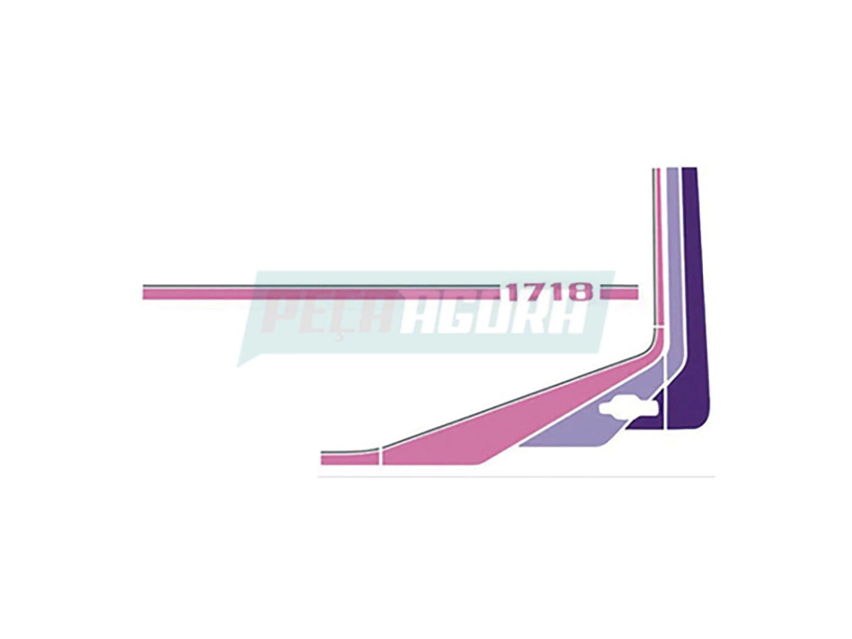 JOGO FAIXA LILAS MB FPN 1718 CARA CHATA  (3115576)