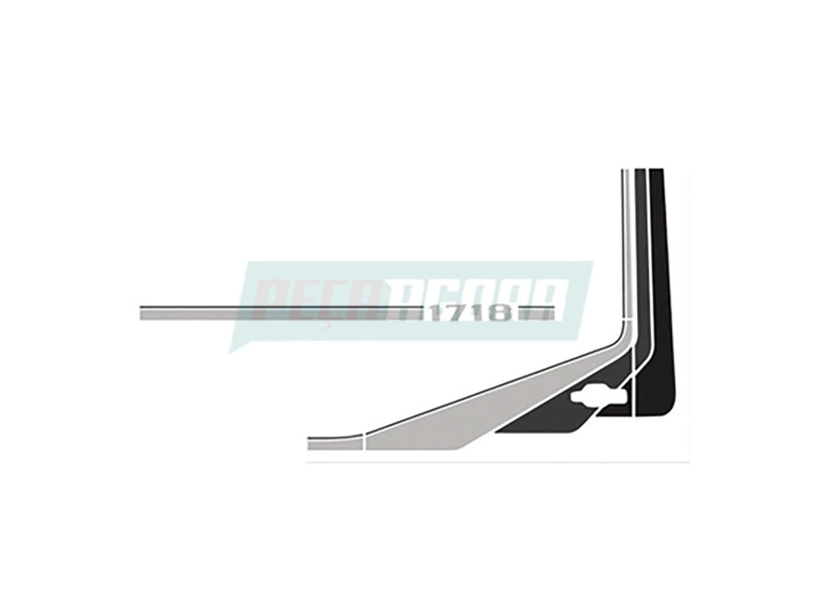 JOGO FAIXA GRAFITE MB FPN 1718 CARA CHATA  (3115770)