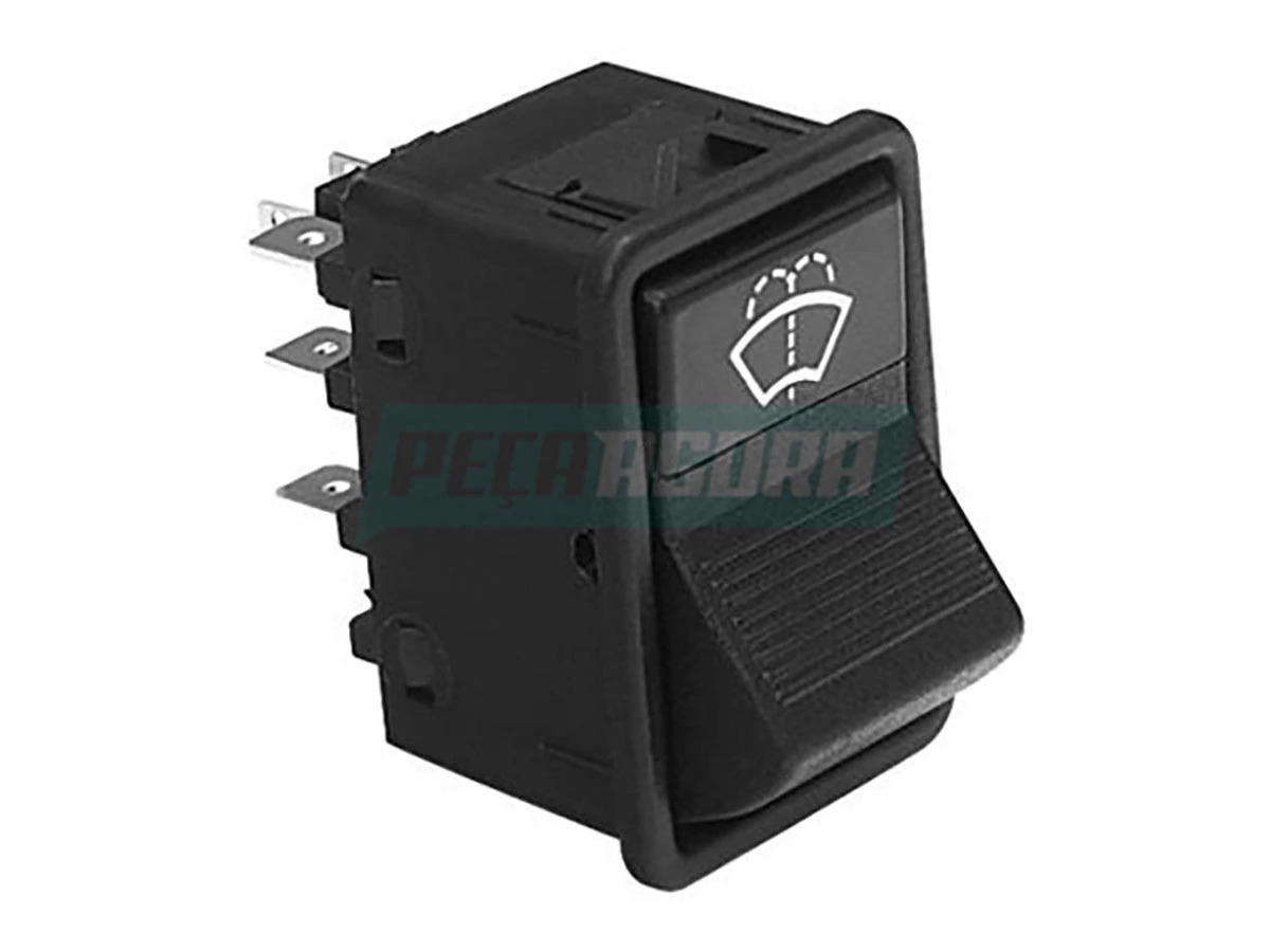 TECLA LIMPADOR PARABRISA MB CAMINHOES / ONIBUS ESQUEMA H (3455458814M)