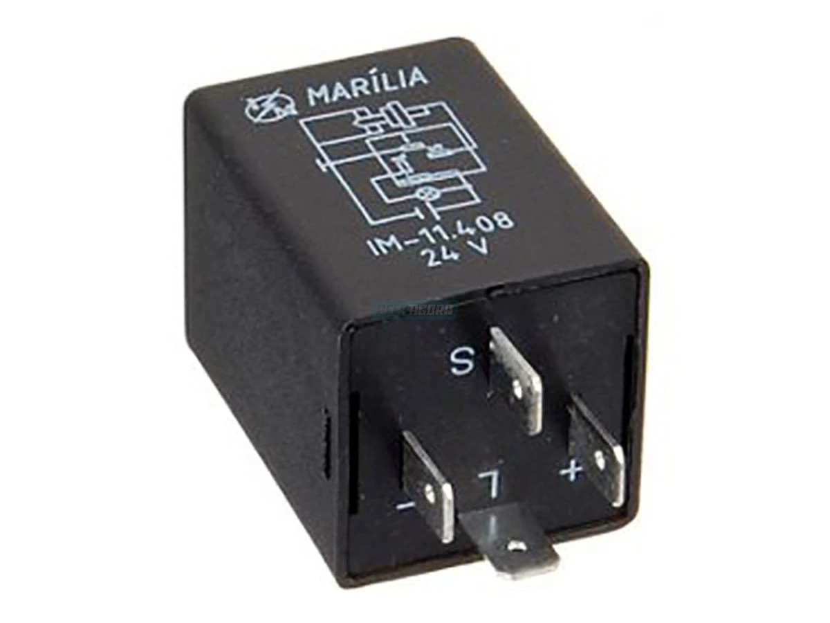 RELE ELETRONICO 24V 12V 4 TERMINAIS NIVEL AGUA 04 TERMINAIS AGRALE ONIBUS CAMINH