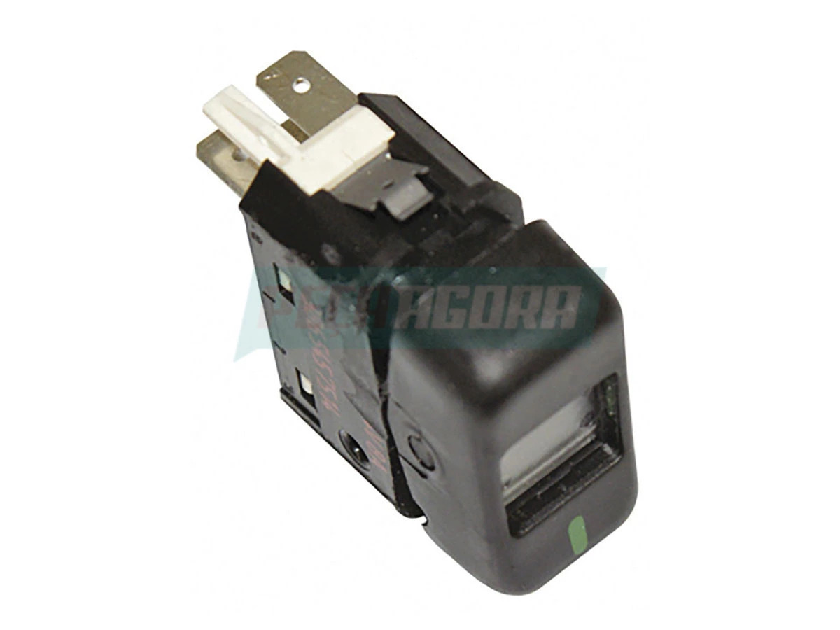 INTERRUPTOR PRETO 24VOLTS MB CAMINHAO / ONIBUS 1988... 24VOLTS 2 POSICAO 5 TERMI