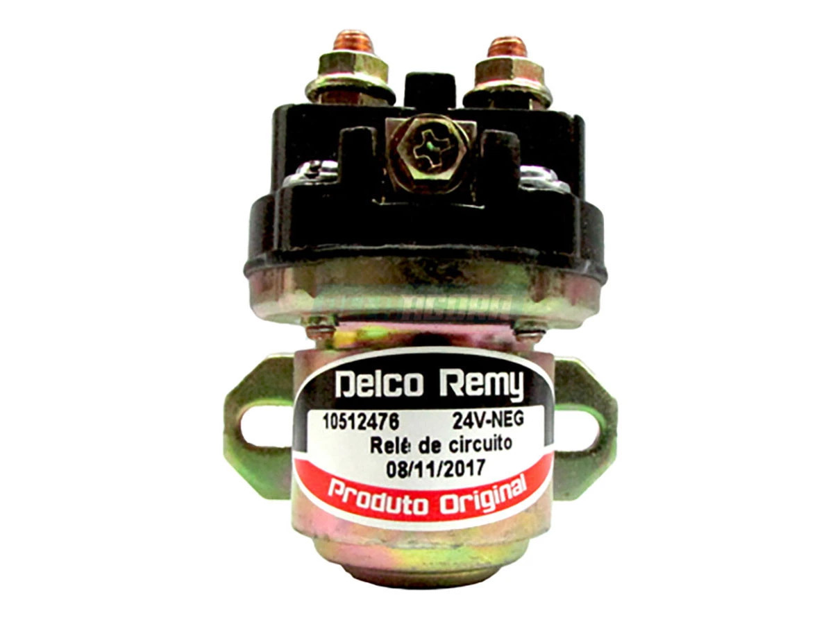 RELE AUXILIAR MOTOR PARTIDA 24V MB COM MOTORES MECANICOS OM364 E O366 EM 24V DE 