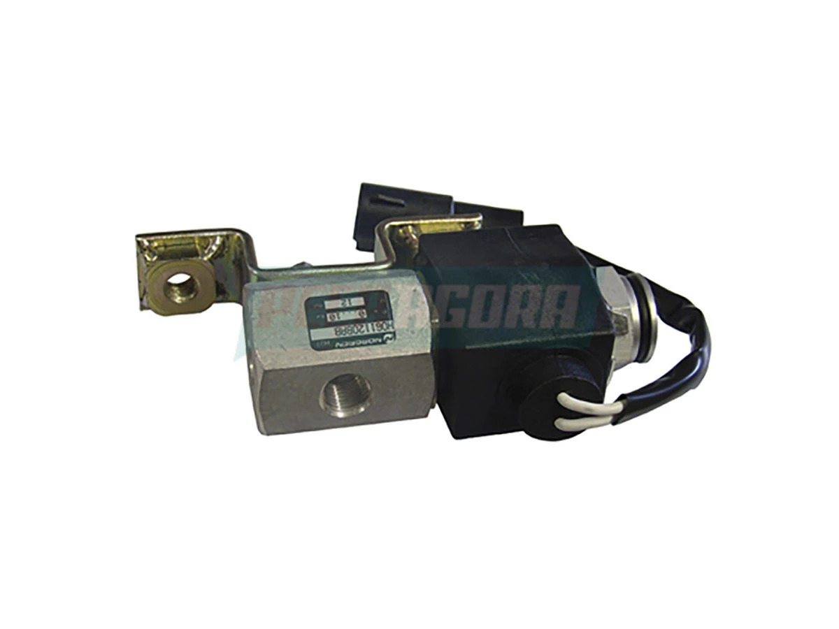 VALVULA SOLENOIDE ACIONAMENTO 2 EIXO SUSPENSAO A AR FORD CARGO 2422E 2428E 2421 
