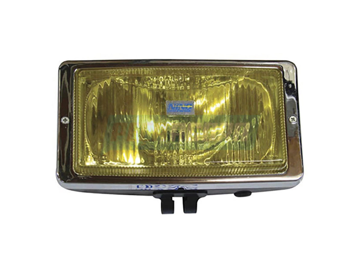 FAROL MILHA H3 AMARELO ARO CROMADO PARA SCANIA R112 / T112 / R113 / T113 VOLVO F