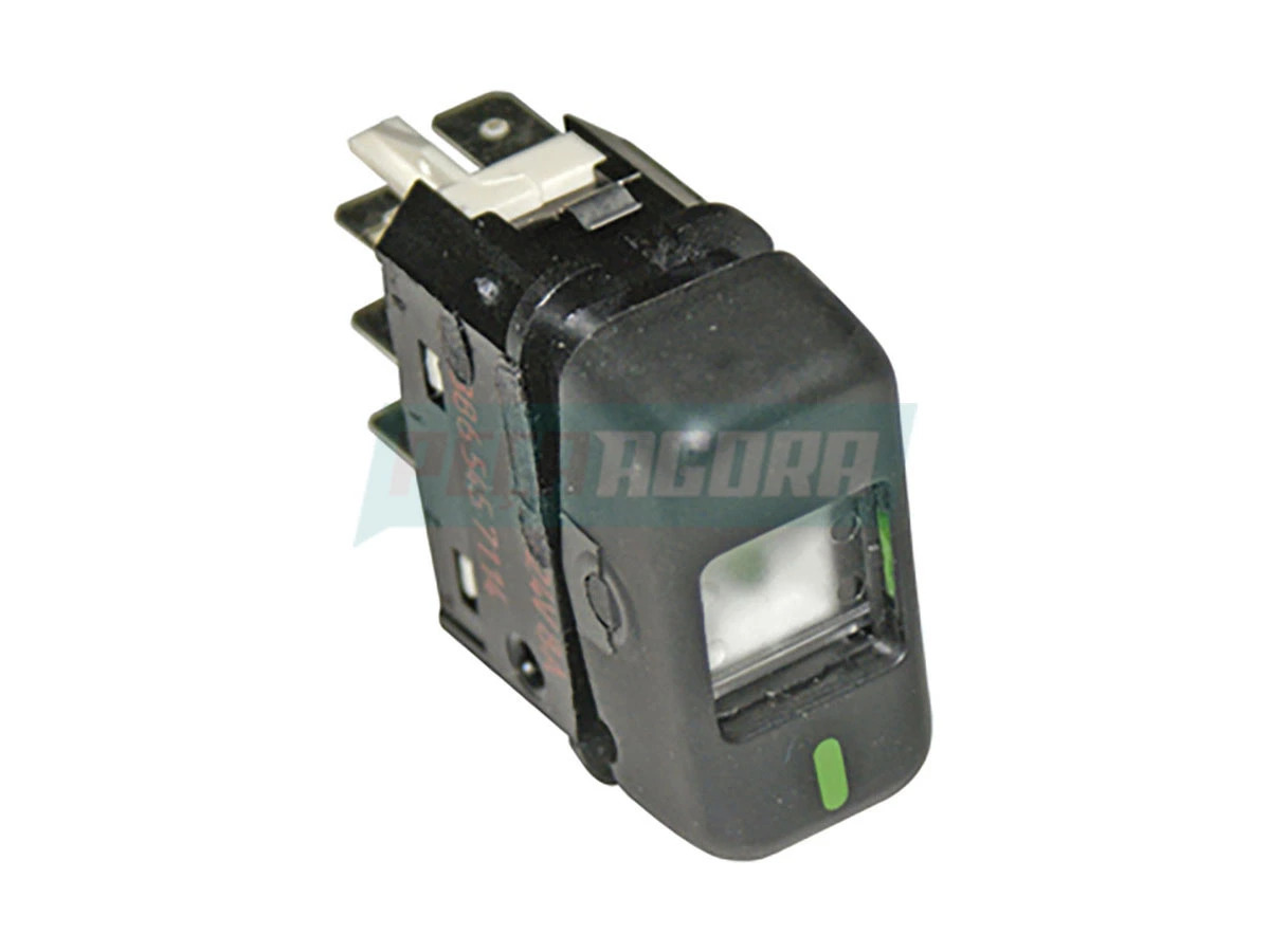 INTERRUPTOR PRETO 12VOLTS MB CAMINHAO / ONIBUS 1988... AGRALE MICRO VOLARE (6012