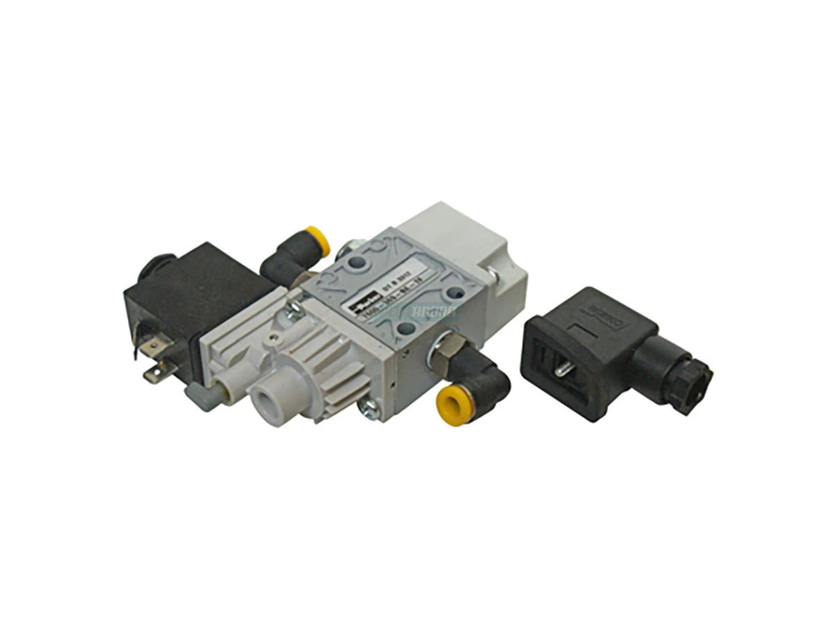 VALVULA SOLENOIDE 24CC TUBO 3-2 VIAS APLICACAO SISTEMA DE BLOQUEIO DE FREIO AGRA