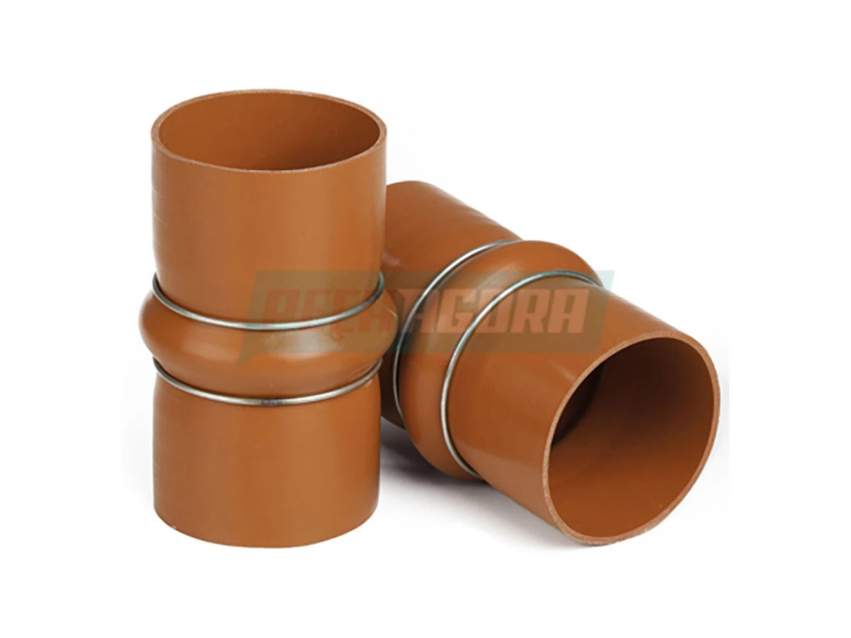 MANGUEIRA INTERCOOLER TURBO SILICONE VERMELHA AGRALE MA12 MA15 8700 10000 MA8.7 