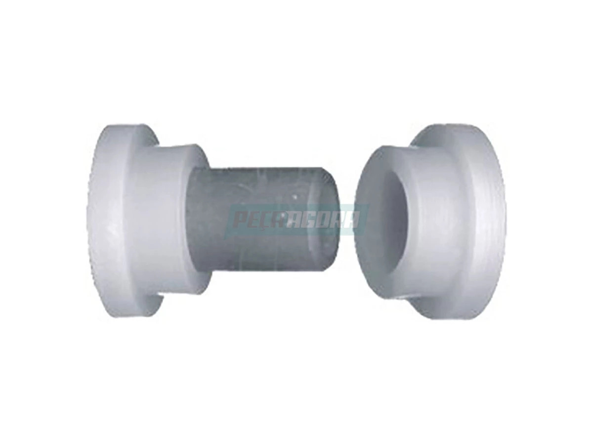 BUCHA BIPARTIDA DIANTEIRA TRASEIRA NYLON COMPLETA MB CAMINHOES MB 608 BUCHA BIPA