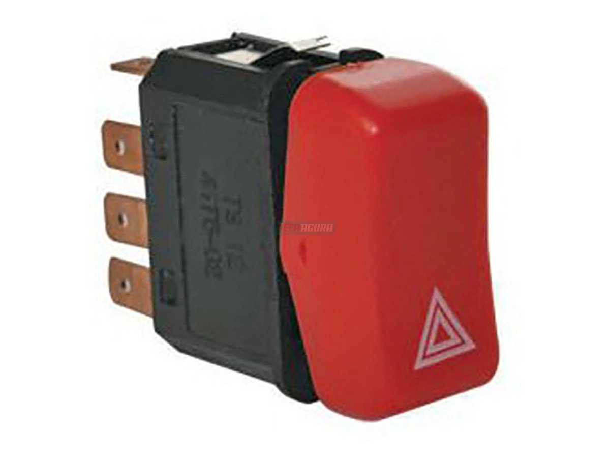 INTERRUPTOR EMERGENCIA 24V 8 TERMINAIS MB AGRALE MARCOPOLO CAMINHOES / ONIBUS 19
