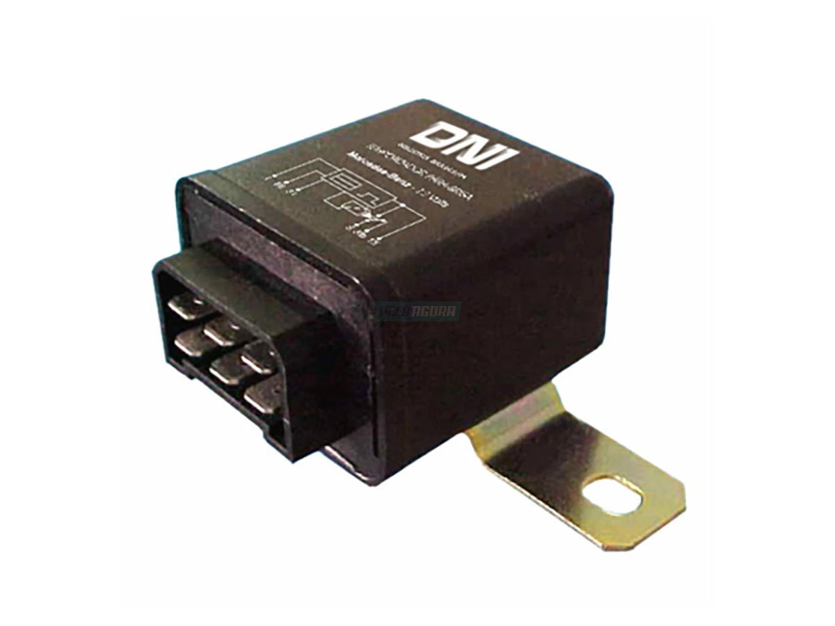 RELE LIMPADOR PARABRISA TERMINAIS 12V MB CAMINHAO ONIBUS TODOS DUPLA FIXACAO REL