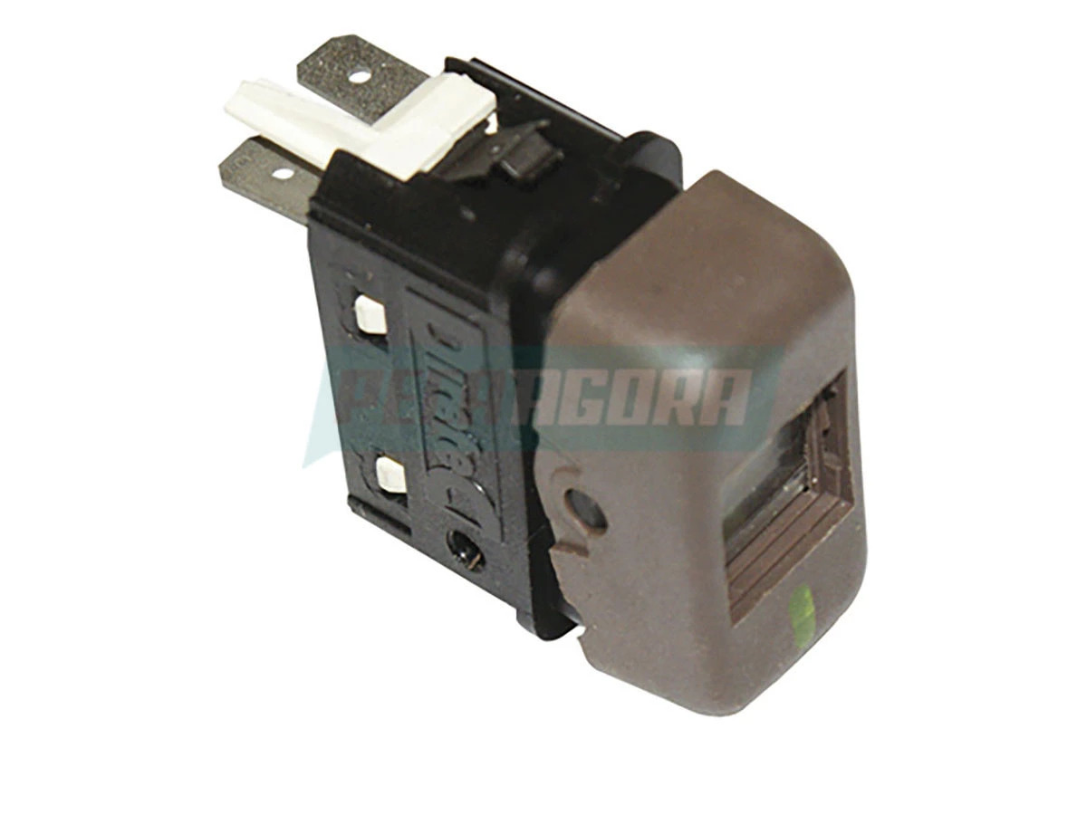 INTERRUPTOR PRETO 12VOLTS MB CAMINHAO / ONIBUS 1988... (6885458214,)
