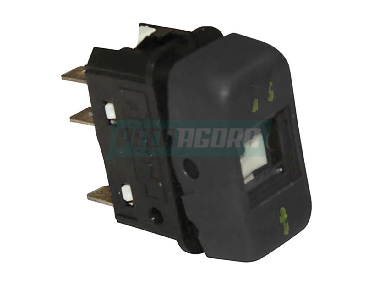 INTERRUPTOR MARROM 12VOLTS MB CAMINHAO / ONIBUS 1988... 2 POSICAO 12VOLTS (68854