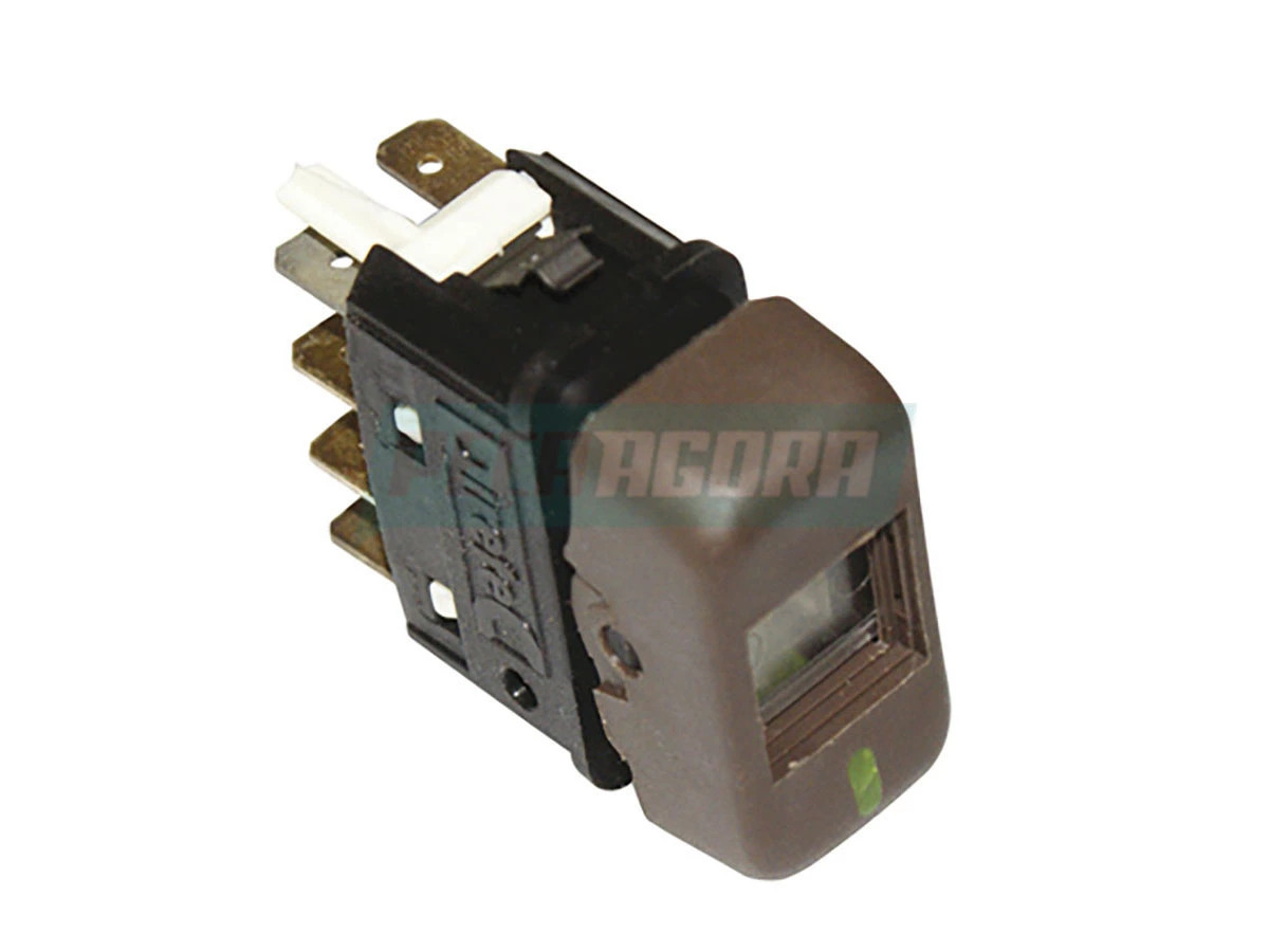 TECLA PAINEL MARROM 12 VOLTS (6885459114.)