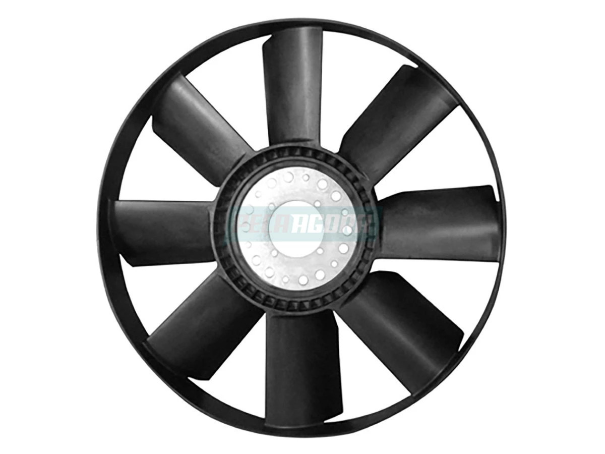 HELICE RADIADOR MOTOR OM366LA OM904LA 8 PAS 600MM COM ARCO MB 712C 914C 915C 121