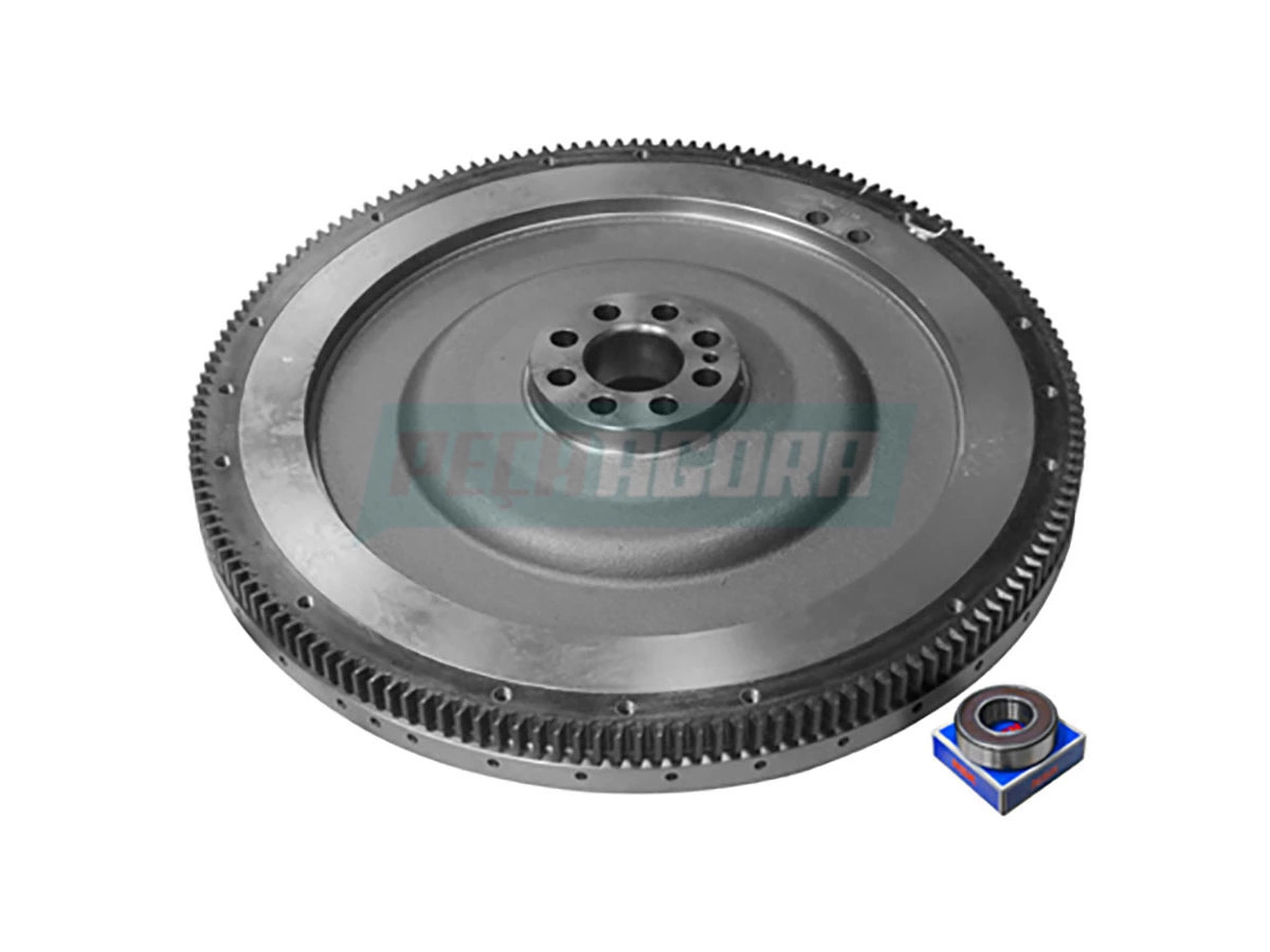 VOLANTE MOTOR COM CREMALHEIRA OM906 OM926 MB MOTORES OM906 OM926 ONIBUS O500 EMB