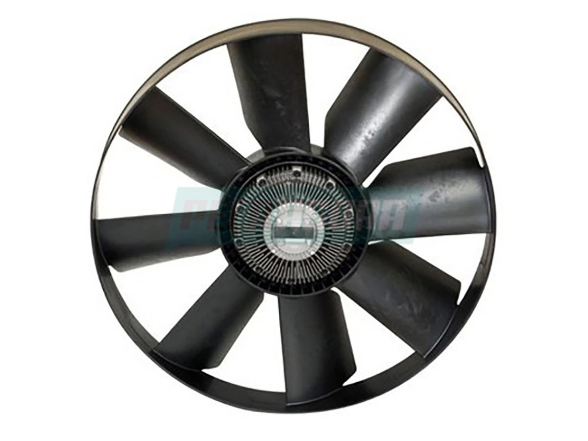 HELICE RADIADOR COMPLETA COM VISCOSA S660 BIMETALICA 8 PAS 654MM COM ARCO MB L17