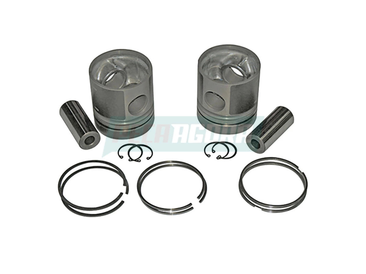 PISTAO E ANEIS STD OM352A 3 CANALETAS SEM REBAIXO MB MOTORES OM352A TURBO 1113 /