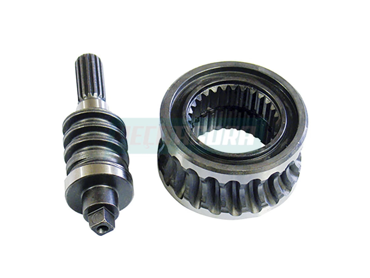 REPARO COROA PINHAO SEM FIM 28 ESTRIAS KIT CONTEM 2RP609293 - 1 2RD609305 - 1 (B