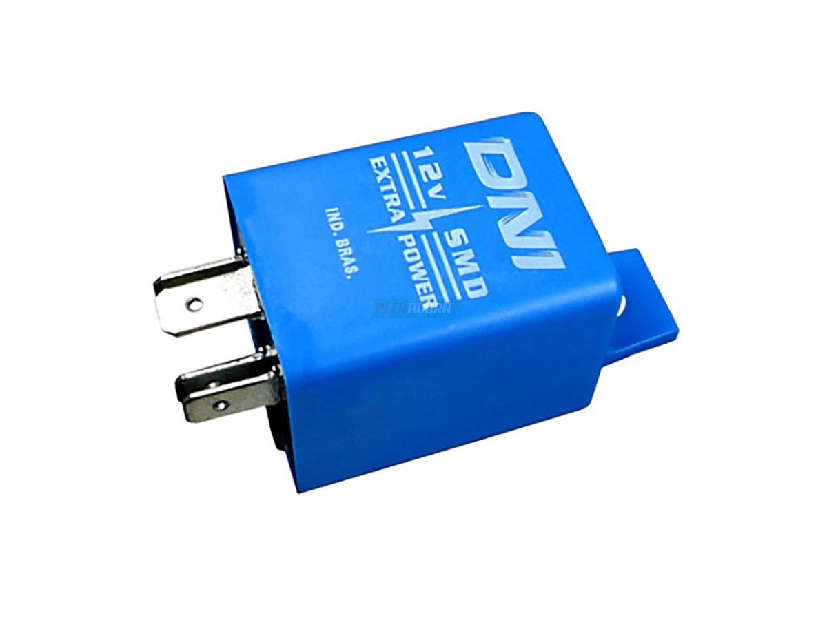 RELE PISCA UNIVERSAL 12V - 540W INDUSCAR / CAIO 4 TERMINAIS COM SUPORTE FIXO 540