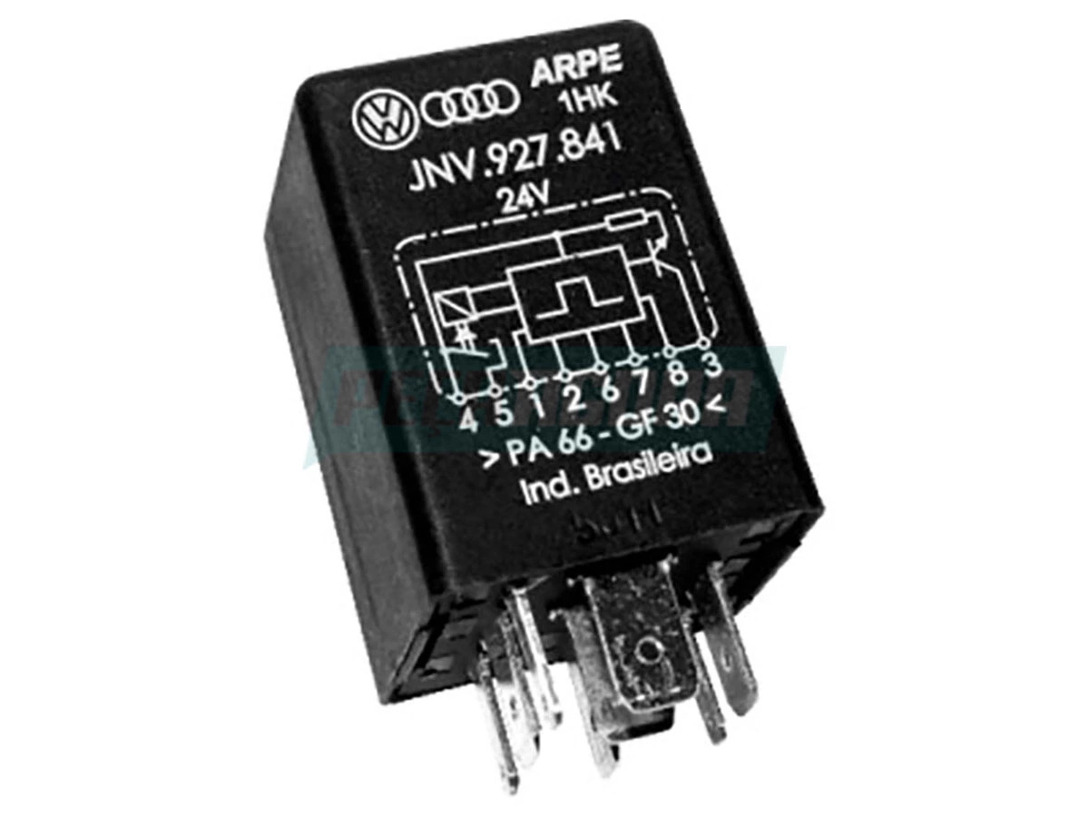 RELE TEMPORIZADOR ALARME DO FREIO ABS MAN / 24V / 8 TERMINAIS / CANECA DE 40MM (