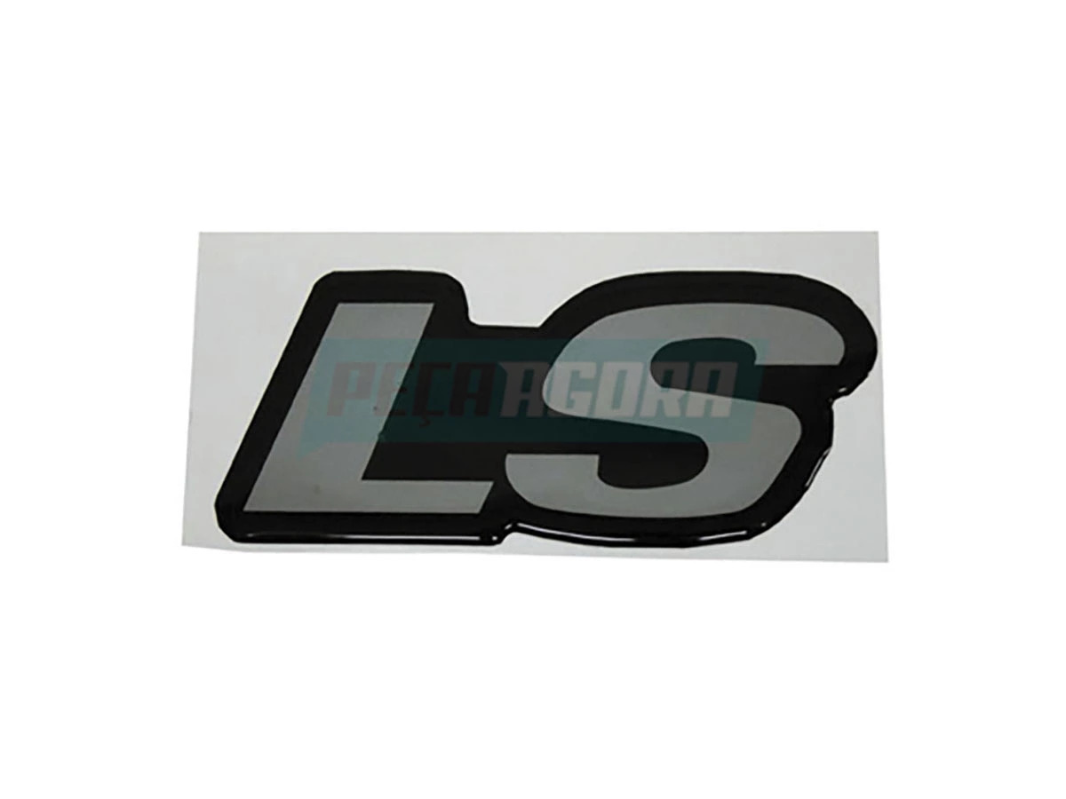 EMBLEMA RESINADO LETRA LS UNITARIO  (MB672-PTO1862U)