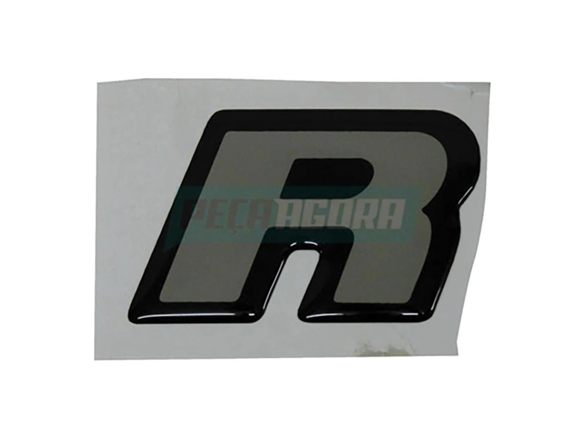 EMBLEMA RESINADO LETRA R CAMINHAO MERCEDES UNITARIO  (MB673-PTO1641)