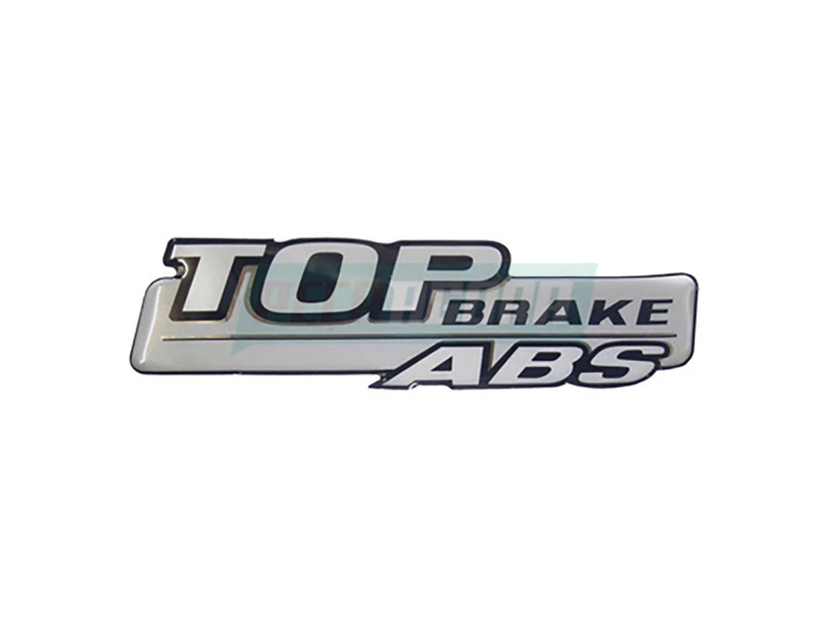 EMBLEMA LATERAL TOP BRAKE ABS RETICULADO MODERNO (MB695A-9)