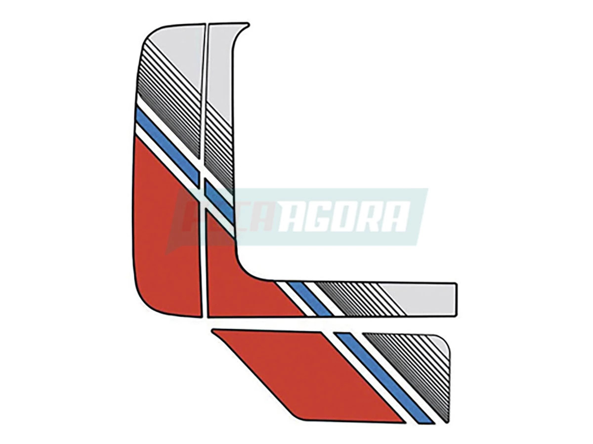 JOGO FAIXA AZUL  CARGO 91 FORD CARGO 1991 (ML0013J)