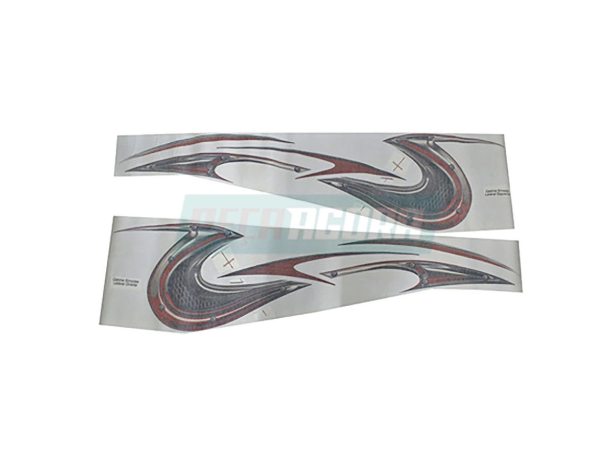 JOGO FAIXA VERMELHA VW CONSTELLATION CABINE SIMPLES (ML0013QV)