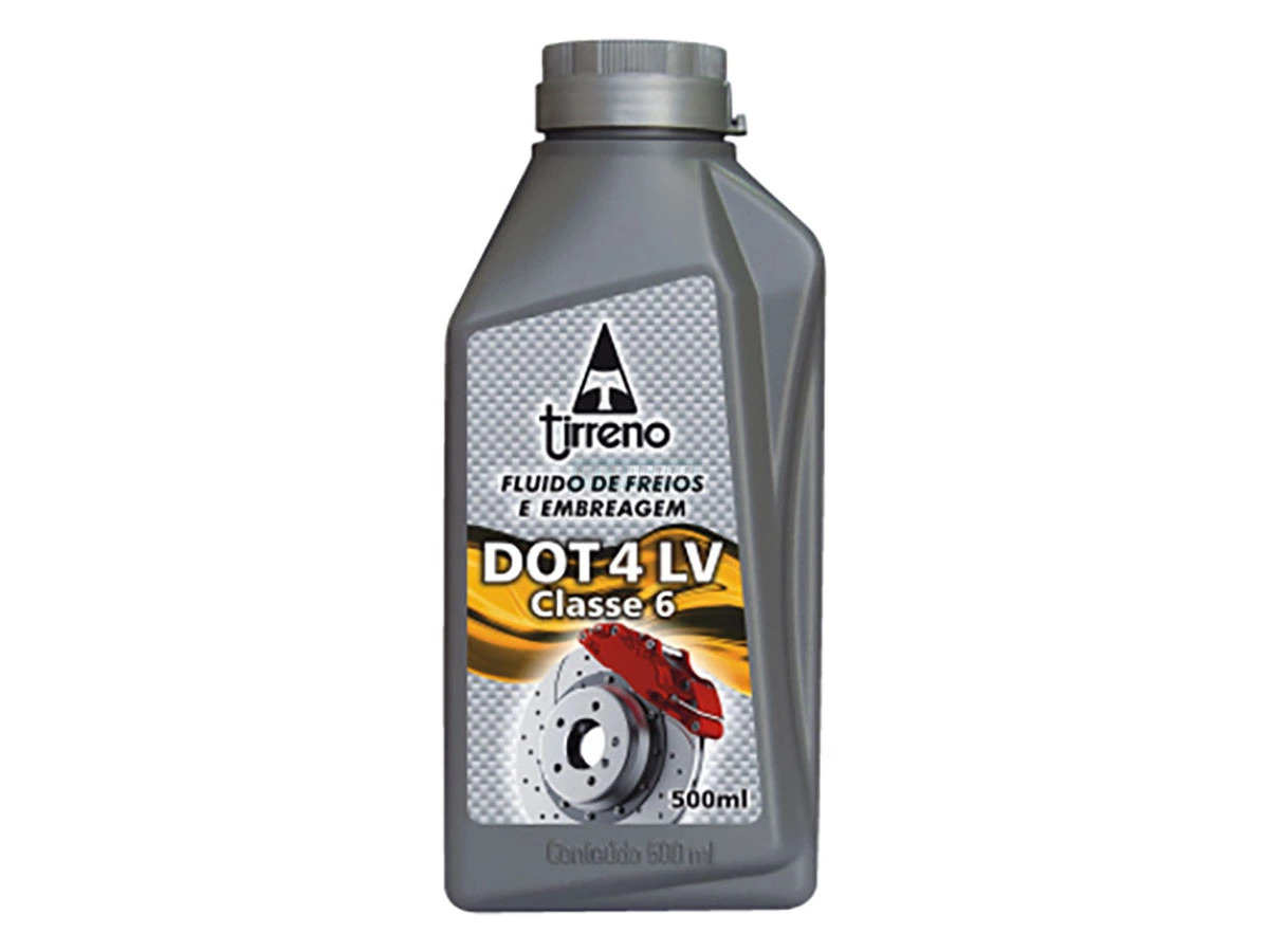 FLUIDO FREIO DOT4 LV 500ML CLASSE 6 FORMULADO COM ESTER BORATO E ETERES GLICOLIC