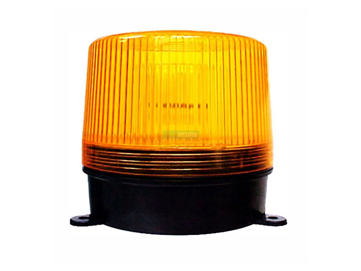 FLASH ADVERTENCIA AMARELO 12V EMITE DE 72 A 120 FLASHES POR MINUTO DISPONIVEL NA