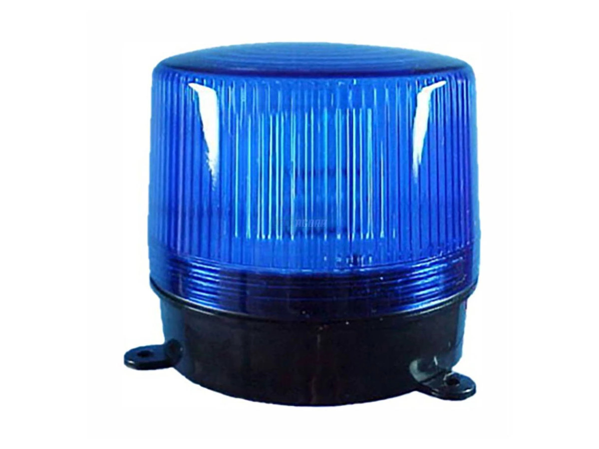 FLASH ADVERTENCIA AZUL 12V EMITE DE 72 A 120 FLASHES POR MINUTO DISPONIVEL NAS C