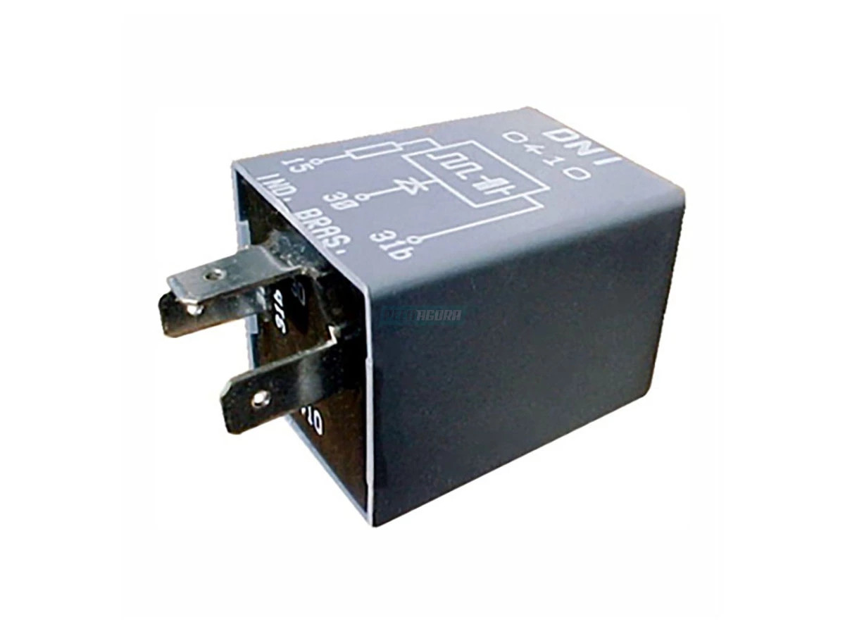 RELE SINALIZADOR SONORO FAROL ACESSO USO GERAL 12V 3 TERMINAIS SEM SUPORTE LINHA