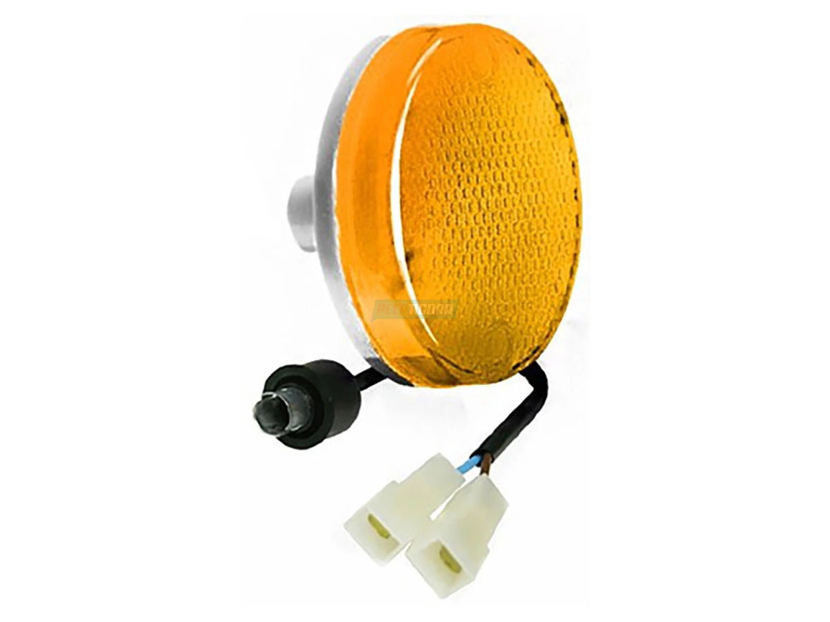 LANTERNA DEMILITADORA COM CONECTOR AMARELA ONIBUS MARCOPOLO (ML1956)