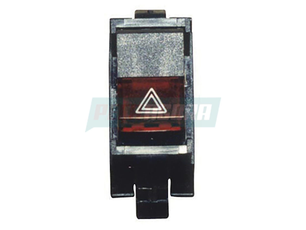 INTERRUPTOR TECLA LUZ EMERGENCIA 12V VW TECLA PISCA ALERTA 12 VOLTS 07 TERMINAIS