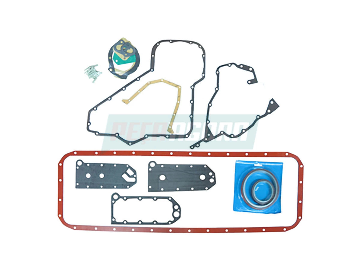 JOGO JUNTAS INFERIOR CUMMINS MOTOR 6CTAA 8.3 COM RETENTORES FORD CARGO 2322 3530