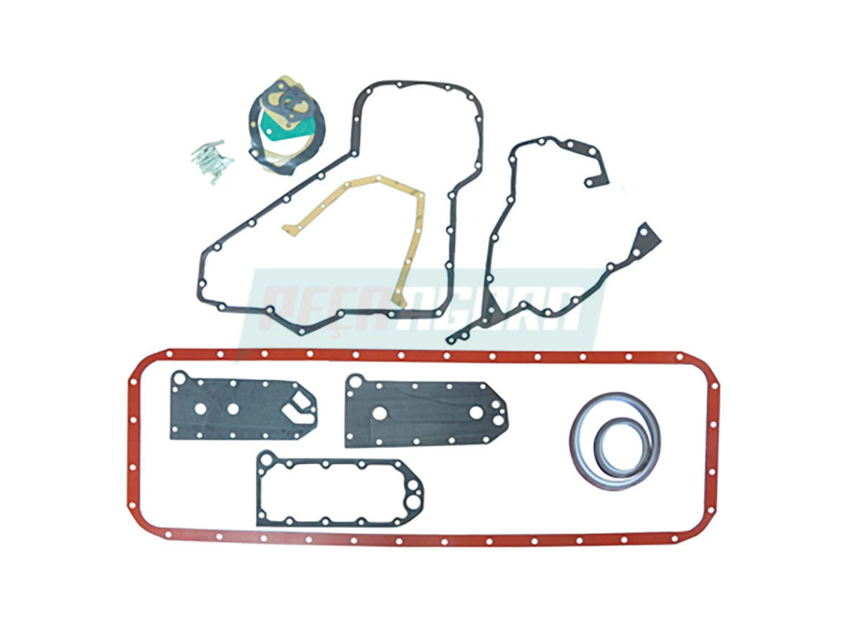 JOGO JUNTAS INFERIOR CUMMINS MOTOR 6CTAA 8.3 COM RETENTORES FORD CARGO 2322 3530