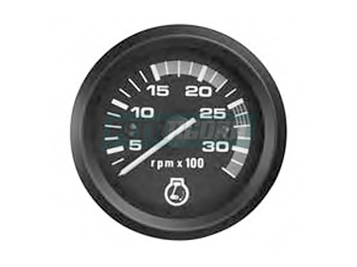 CONTAGIRO 60MM 0-3250 RPM LINHA VW 12V 60MM ARO PRETO CAMINHoES 1115OF 1215OF 13